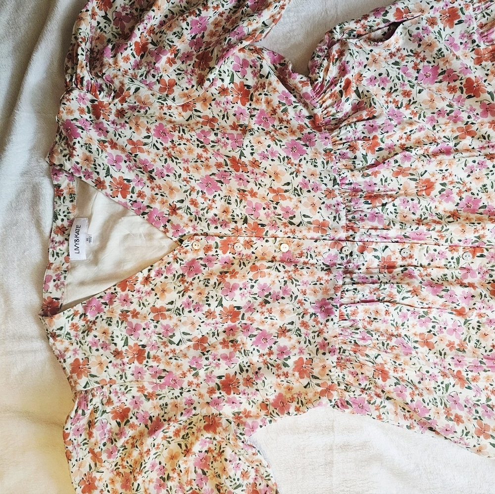 🌸 Livy & Kate Floral Midi Dress – Size  XL - Picture 8 of 8